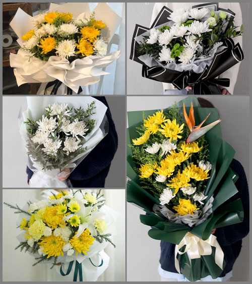 贵州毕节市威宁县猴场镇穿洞村白事花束代送